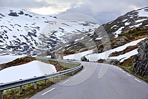 Road in Sunnmore Alps, Norway