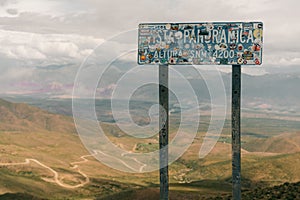 road to anorama of the Cerro de los 14 Colores, Jujuy, Argentina