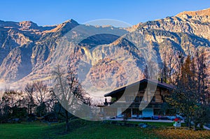 Road to the Axalp and views towards Brienzersee