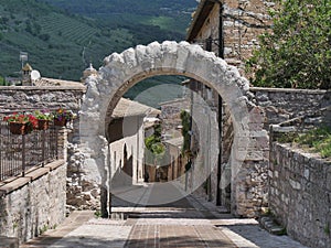 Spello - Roman Arch St. and Belvedere photo