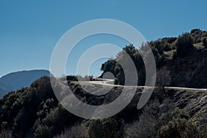 A road to blue sky