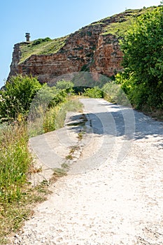 Road to Cape Kaliakr in Bulgaria