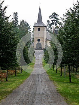 Road to a church