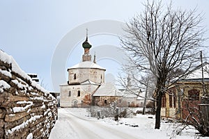 Road to the Church in Korovniki - Suzdal Winter Scenes