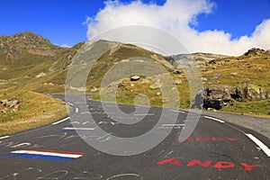 Road to Col du Tourmalet