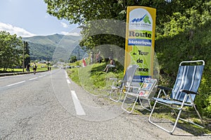 Road to Col du Tourmalet - Tour de France 2014