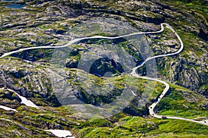 Road to Dalsnibba mountain, Norway