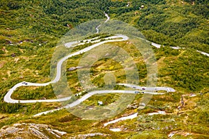 Road to Dalsnibba mountain, Norway