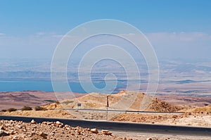 Dead Sea, dirt road, Jordan, Middle East, desert, landscape, nature, climate change