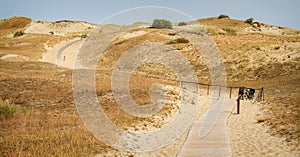 Road to Dune Nagliu, Curonian Spit, Lithuania