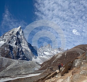 Road to Everest Base camp in Sagarmatha National Park, Nepal