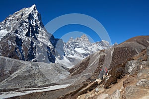 Road to Everest Base camp in Sagarmatha National Park, Nepal