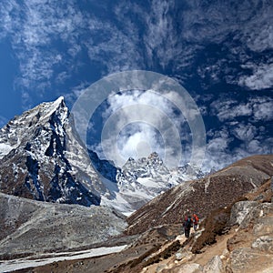 Road to Everest Base camp in Sagarmatha National Park, Nepal