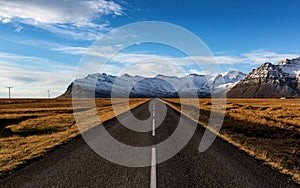 Road to the glacier, Iceland