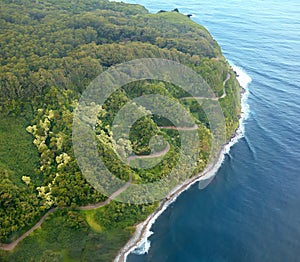 Road to Hana aerial