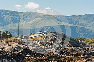 Road to heaven - view at Atlantic Road, Norway