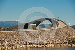 Road to heaven - view at Atlantic Road, Norway