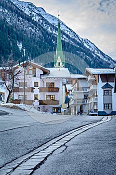 Road to Ischgl, Austria.