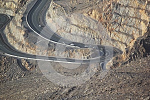 Road to Jais Mountains, Jebel Jais, Ras Al Khaimah, United Arab Emirates