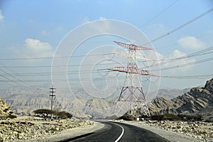 Road to Jais Mountains, Jebel Jais, Ras Al Khaimah, United Arab Emirates