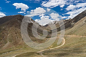 Road to Khardung la pass, Leh, Ladakkh, India