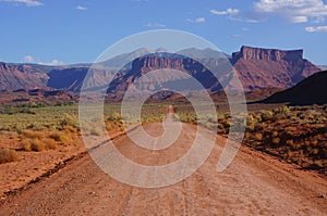 Road to the La Sal Mountains, Utah photo