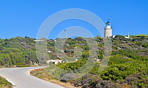 The road to the lighthouse.