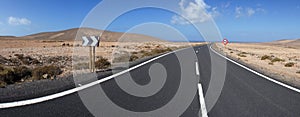 Road to Los Molinos, Fuerteventura, Canary Islands photo