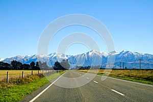 Road to mount cook, New Zealand