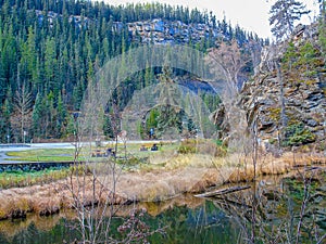 Road to Mount Robson Provincial Park