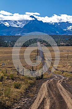 Road to Mount Sneffels, San Juan Mountains, Ouray County SW Colo