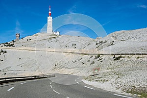 Road to Mount Ventoux, France