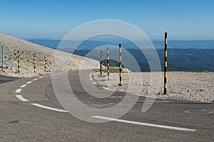 Road to Mount Ventoux, France