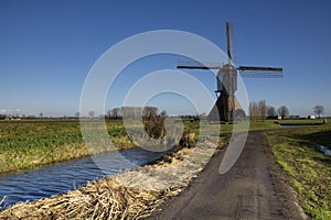 Road to the Noordeveldse windmill