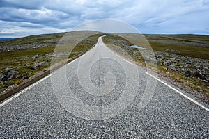 The road to Nordkapp, Norway