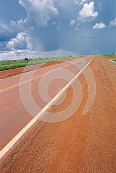 Carreteras sobre el en ningún lugar 