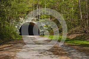 The Road to Nowhere Outside of Bryson City, NC, USA