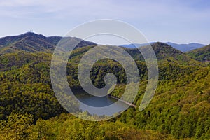 The Road to Nowhere Outside of Bryson City, NC, USA