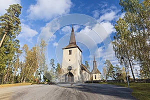 Ohs church in VÃÂ¤rnamo, Sweden photo