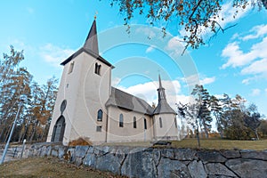 Ohs church in VÃÂ¤rnamo, Sweden photo