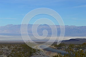 Road to Panamint Valley Southern California