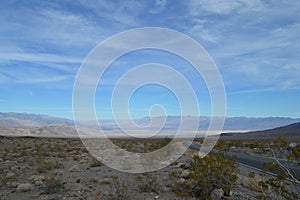 Road to Panamint Valley Southern California