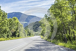 On the road to Paonia State Park, Colorado, photo