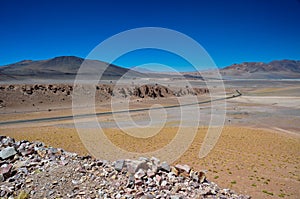 Road to Paso de Jama in North Chile photo