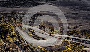 One of the Piton de La Fournaise roads photo