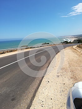 Road to the Plage of Clovis - Algeria Summer