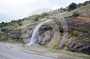 Road to Pogradec, Albania