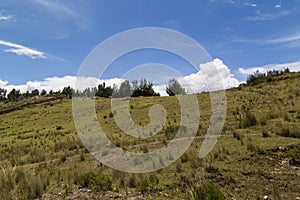 road to Puca Pucara fortress, cusco, peru