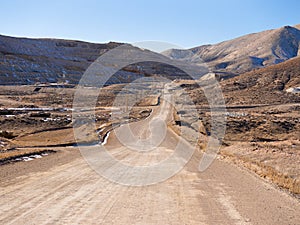 The road to Rawhide, Nevada