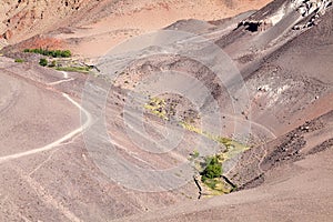 The road to Salar of Arizaro at the Puna de Atacama, Argentina